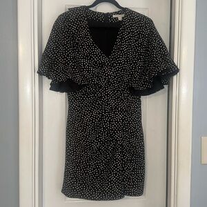 Jonathan Simkhai Dot Print Ruffle Dress